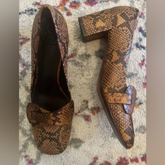 Tory Burch Snakeskin Heels - Picture 3 of 8